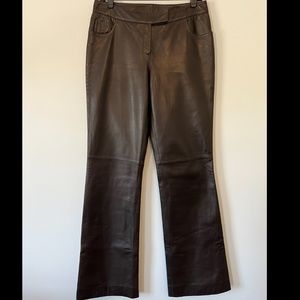 Lafayette 148 Leather Trousers
